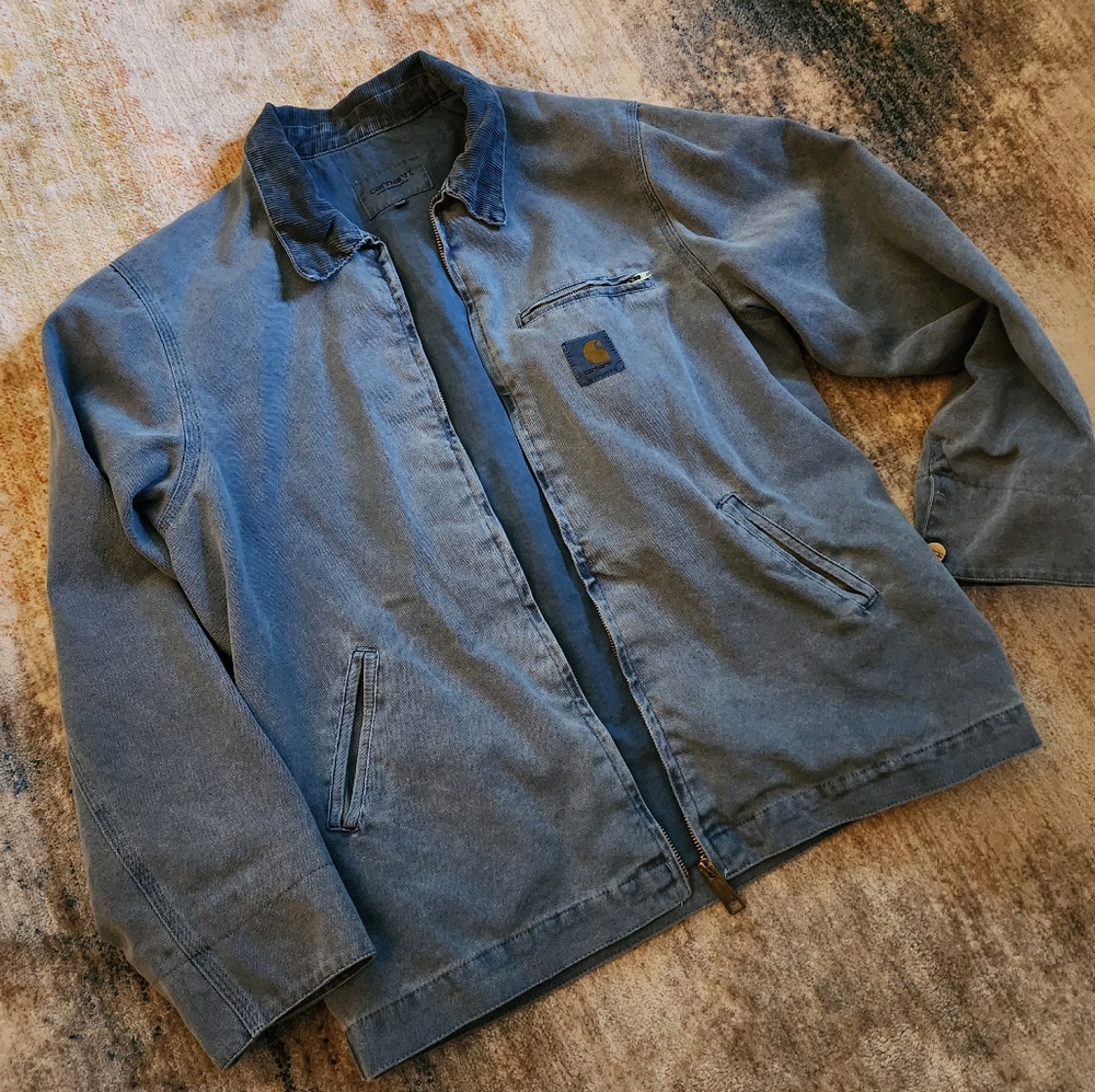 Carhartt Blue Workwear Jacket - Picture 9 of 11